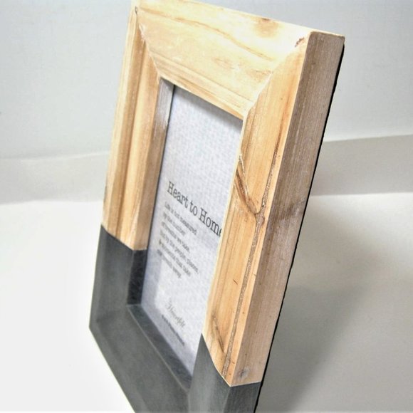 𝅺Solid natural Wood Photo Frame Picture Holder for 4x6 photo - Picture 2 of 4